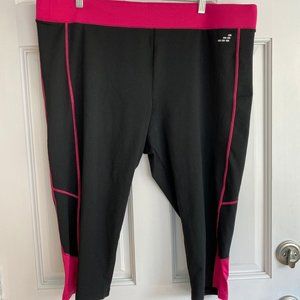 Lot of 2 Women's Plus Workout Leggings size 2x